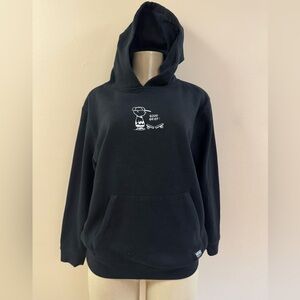 Vans Peanuts 'Good Grief' Charlie Brown Skateboard Kids Hoodie Sweatshirt XL EUC